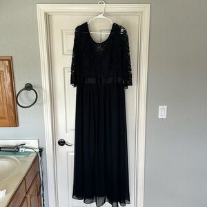 Black lace dress size 18